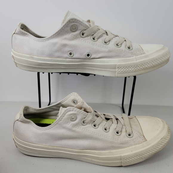 Converse Chuck Taylor 2 All Star Green  beige unisex shoes Sneakers - Picture 11 of 12